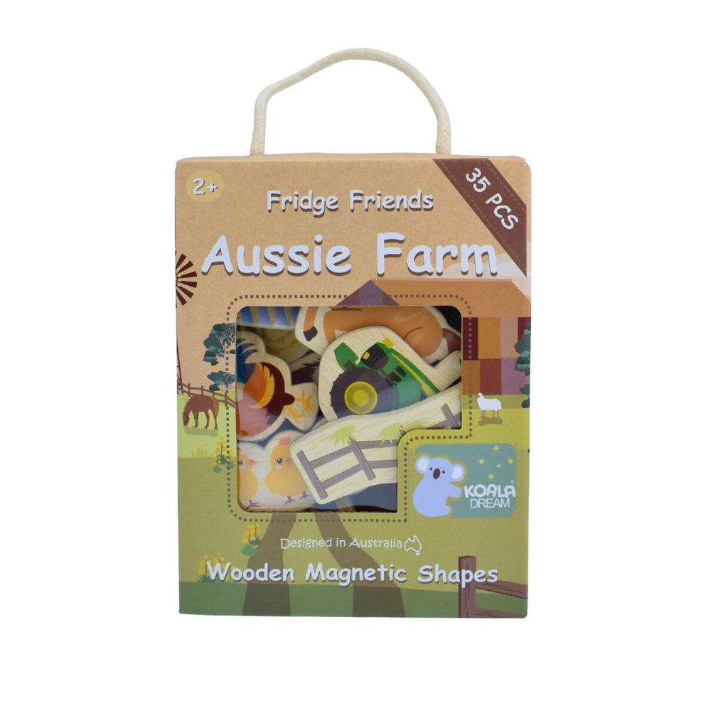 Fridge Friends Aussie Farm Magnets 35pcs