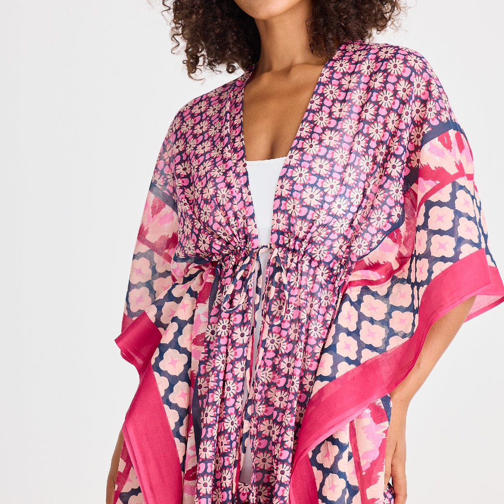 
                      
                        Asta Long Kaftan - Pink Floral
                      
                    