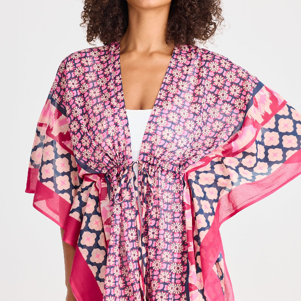
                      
                        Asta Long Kaftan - Pink Floral
                      
                    