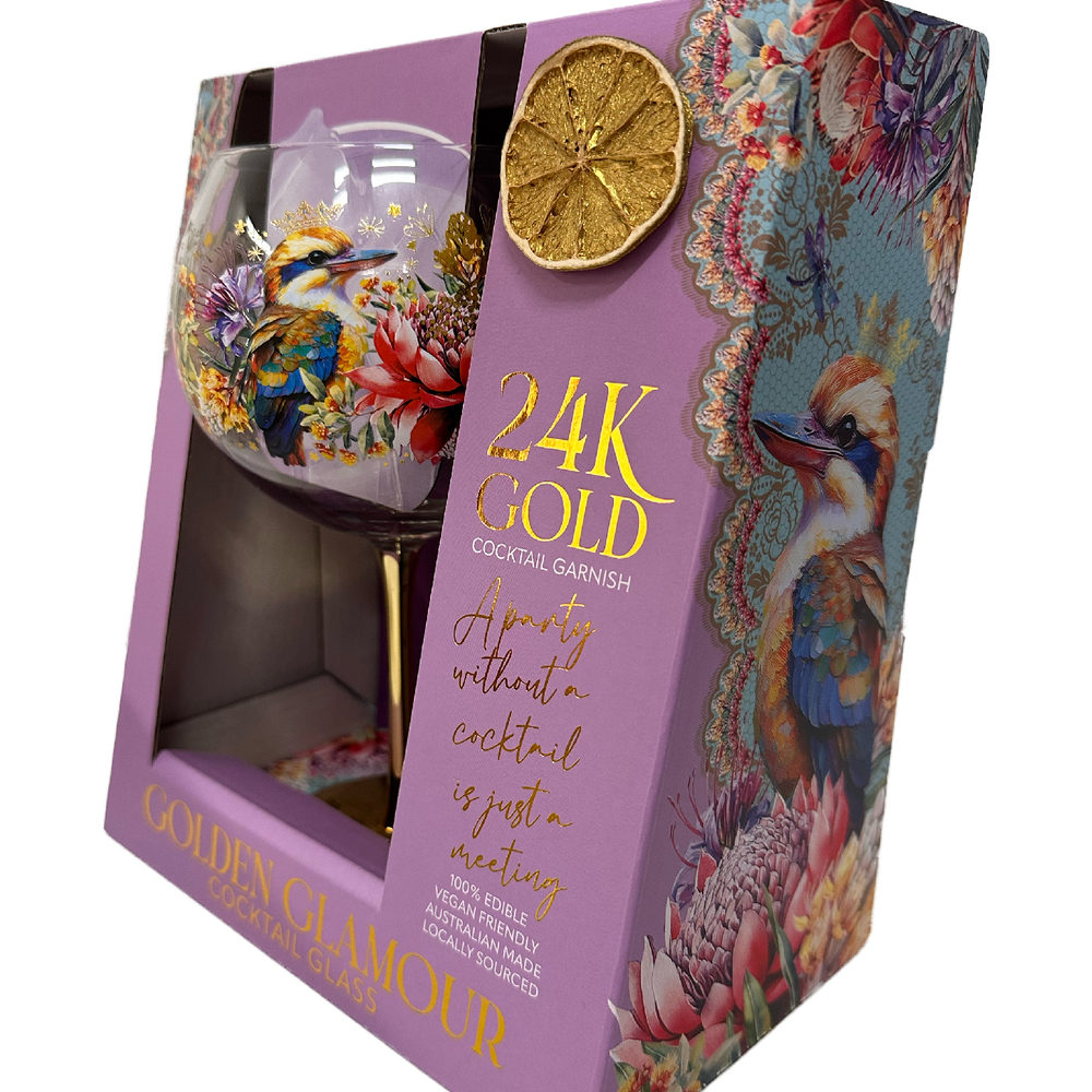 Lisa Pollock Golden Glamour Glass Vintage Kookas