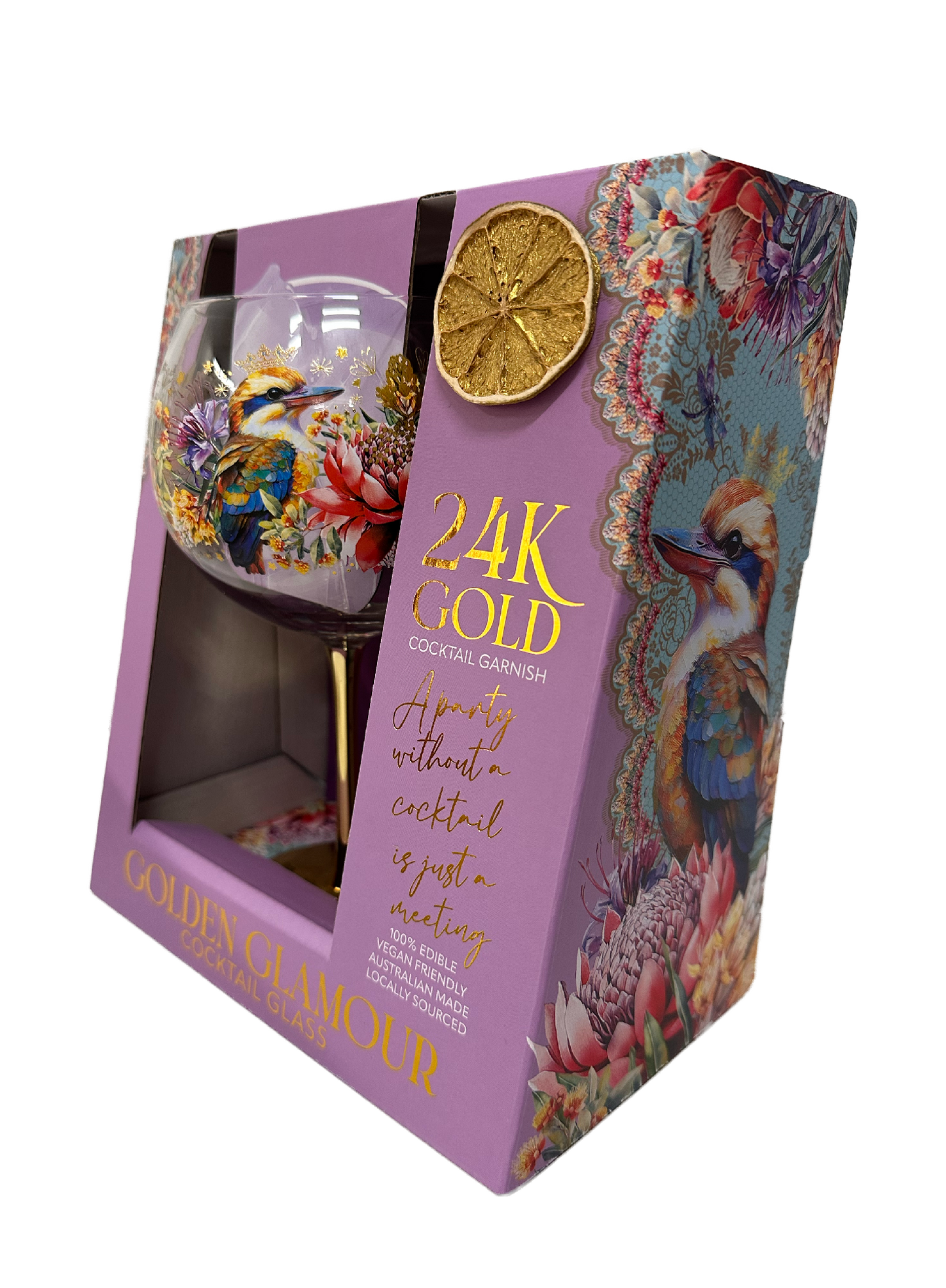 Lisa Pollock Golden Glamour Glass Vintage Kookas