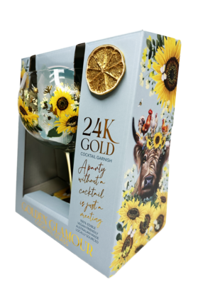 Lisa Pollock Golden Glamour Glass Sunny Highland