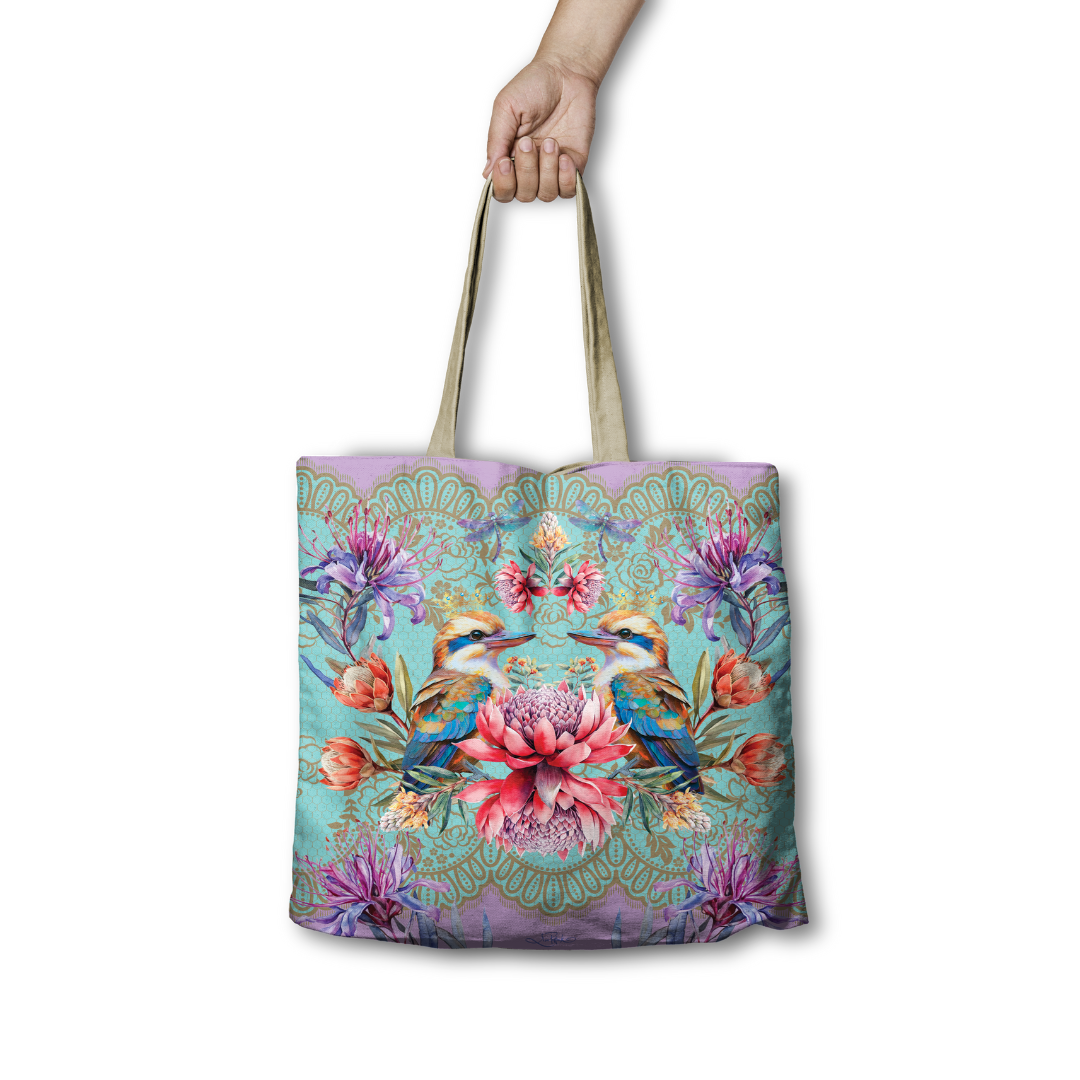 Lisa Pollock Reusable Shopping Bag Vintage Kookas