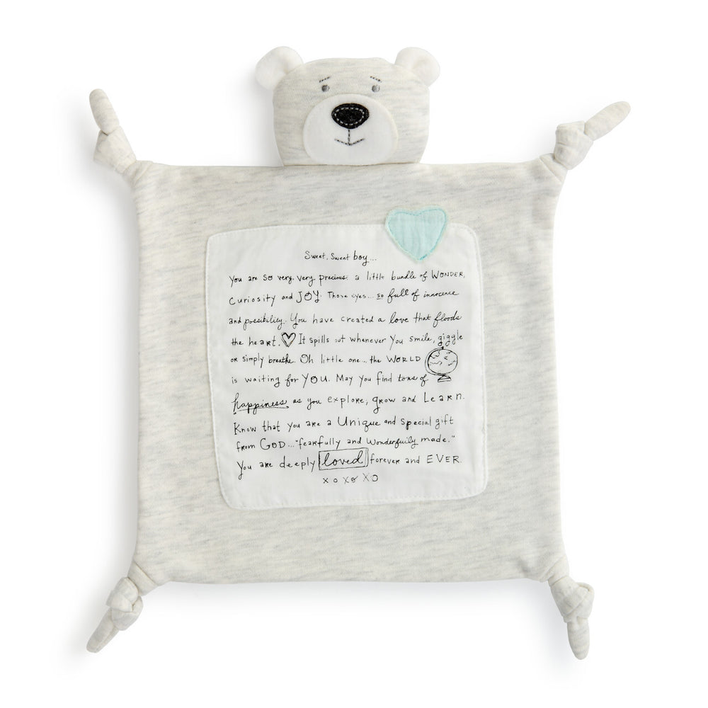 DEMDACO Baby - 35.5cm/14" Blue Sweet Boy Blankie