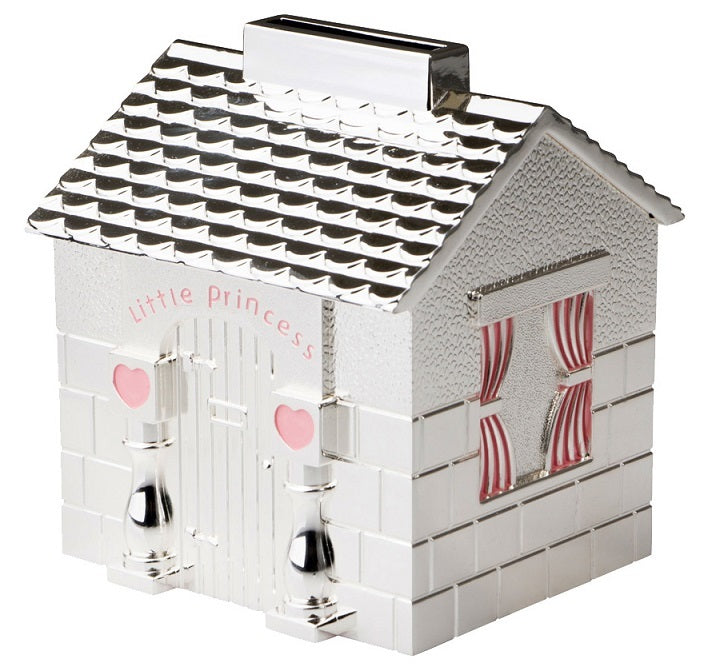 Russell Collection Silverplate Giftware - Money Bank Little Princess House