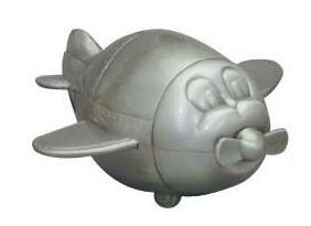 Russell Collection Giftware - Money Bank Plane Pewter Finish