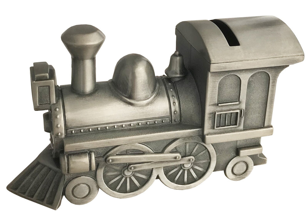 Russell Collection Giftware - Money Bank Train Pewter Finish