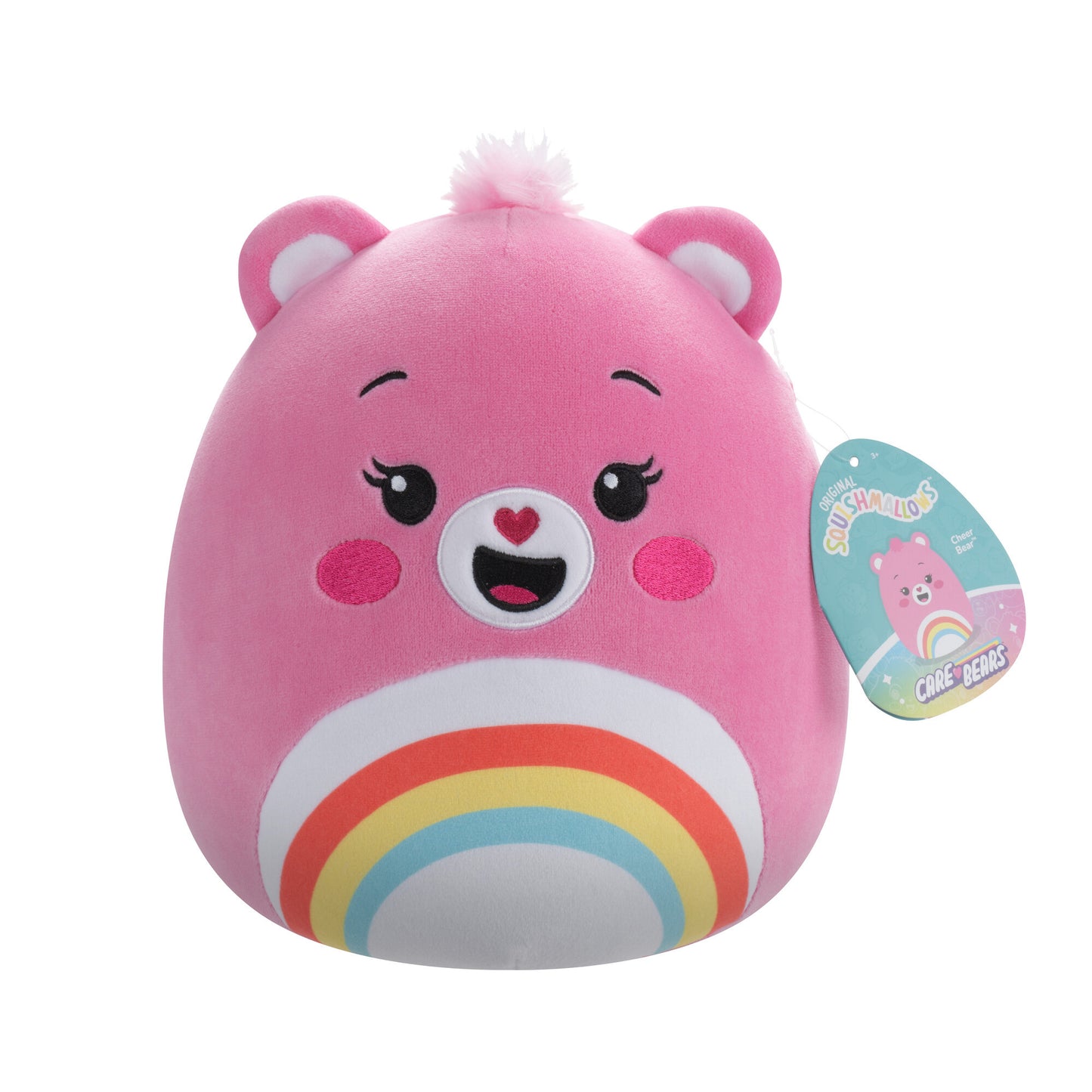 Squishmallows 8" Care Bare - Cheer Bear