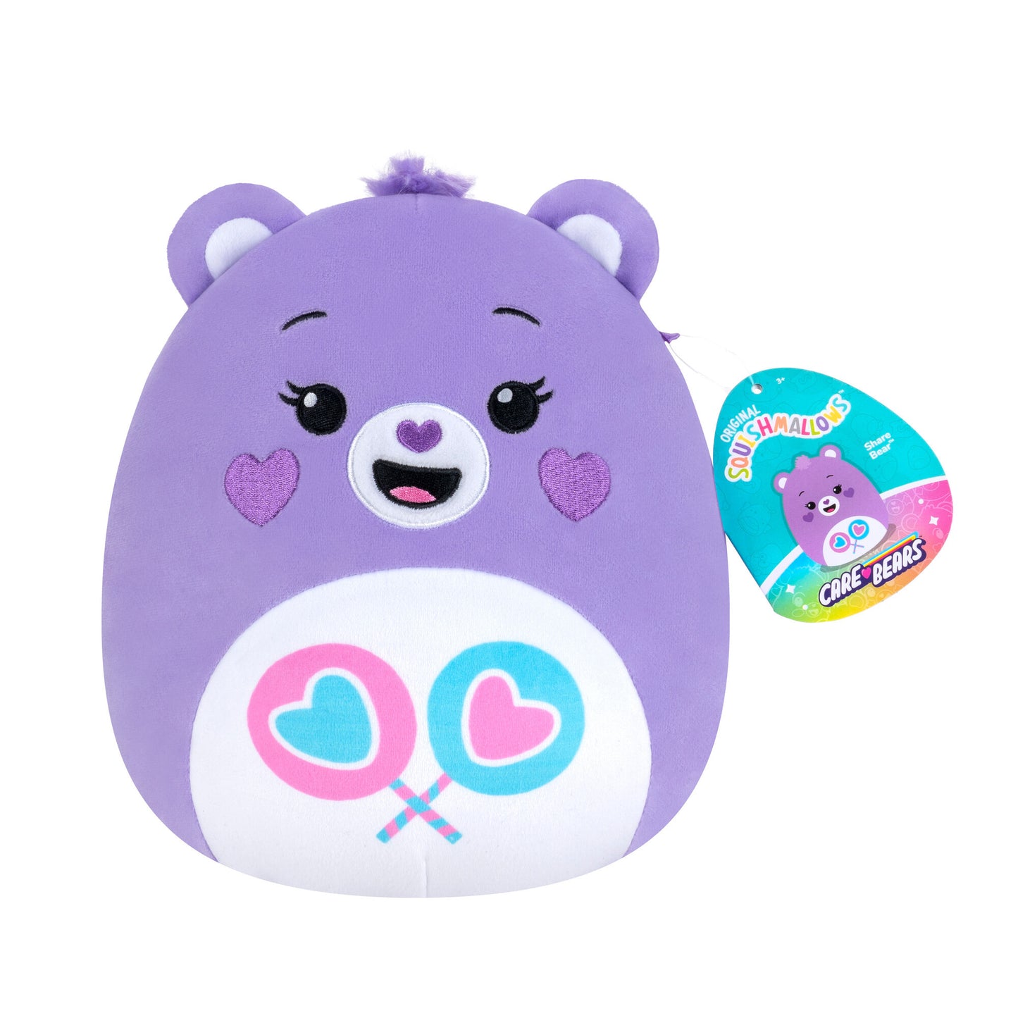 Squishmallows 8" Care Bear - Share Bear