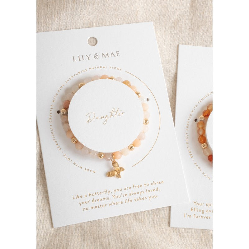 Beaded Charm Bracelets Key To Happiness with Silver Key Charm