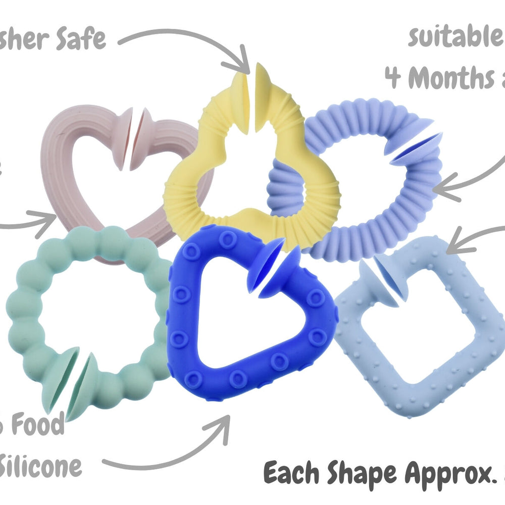 
                      
                        SILICONE SNAP & LEARN SENSORY TEETHERS
                      
                    
