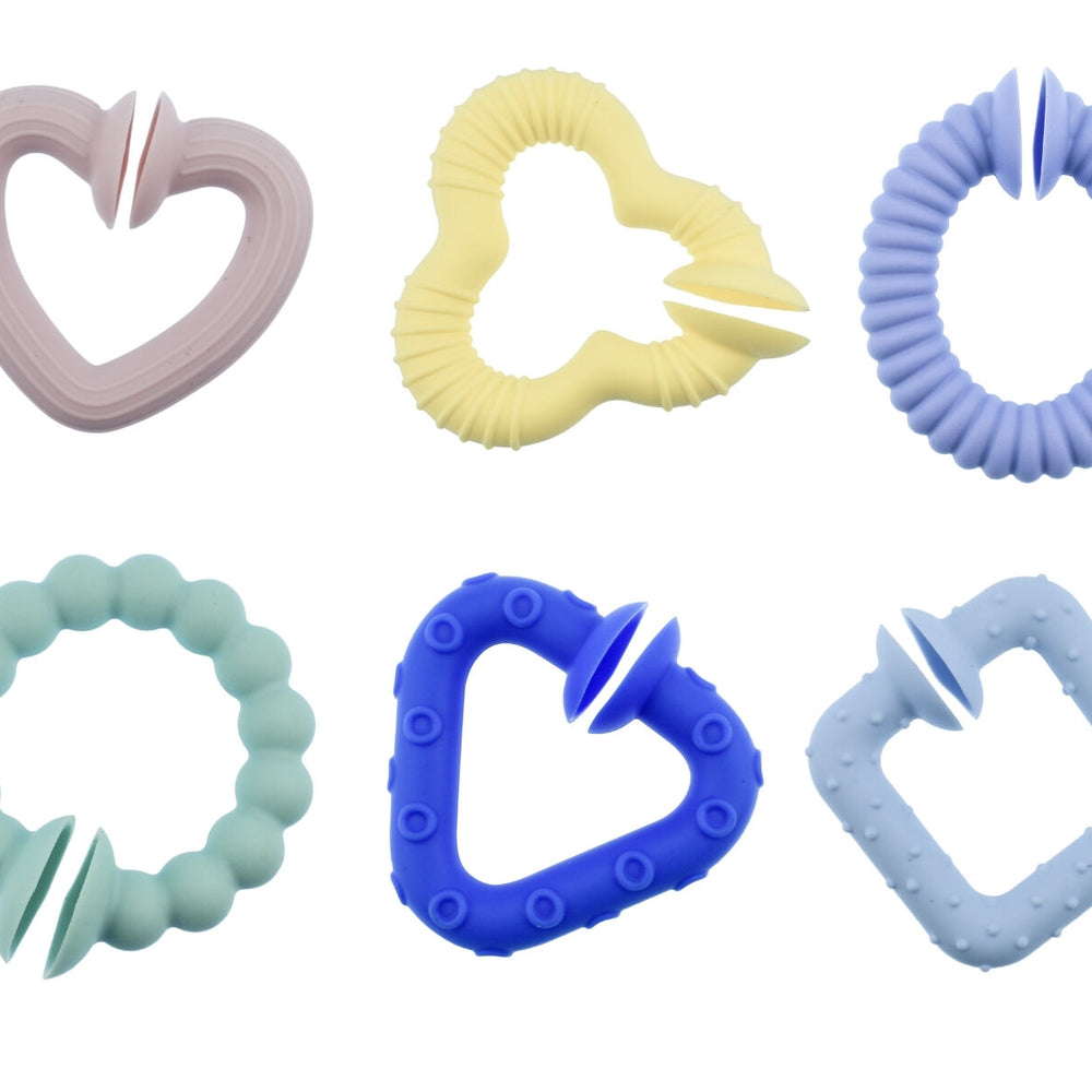 
                      
                        SILICONE SNAP & LEARN SENSORY TEETHERS
                      
                    