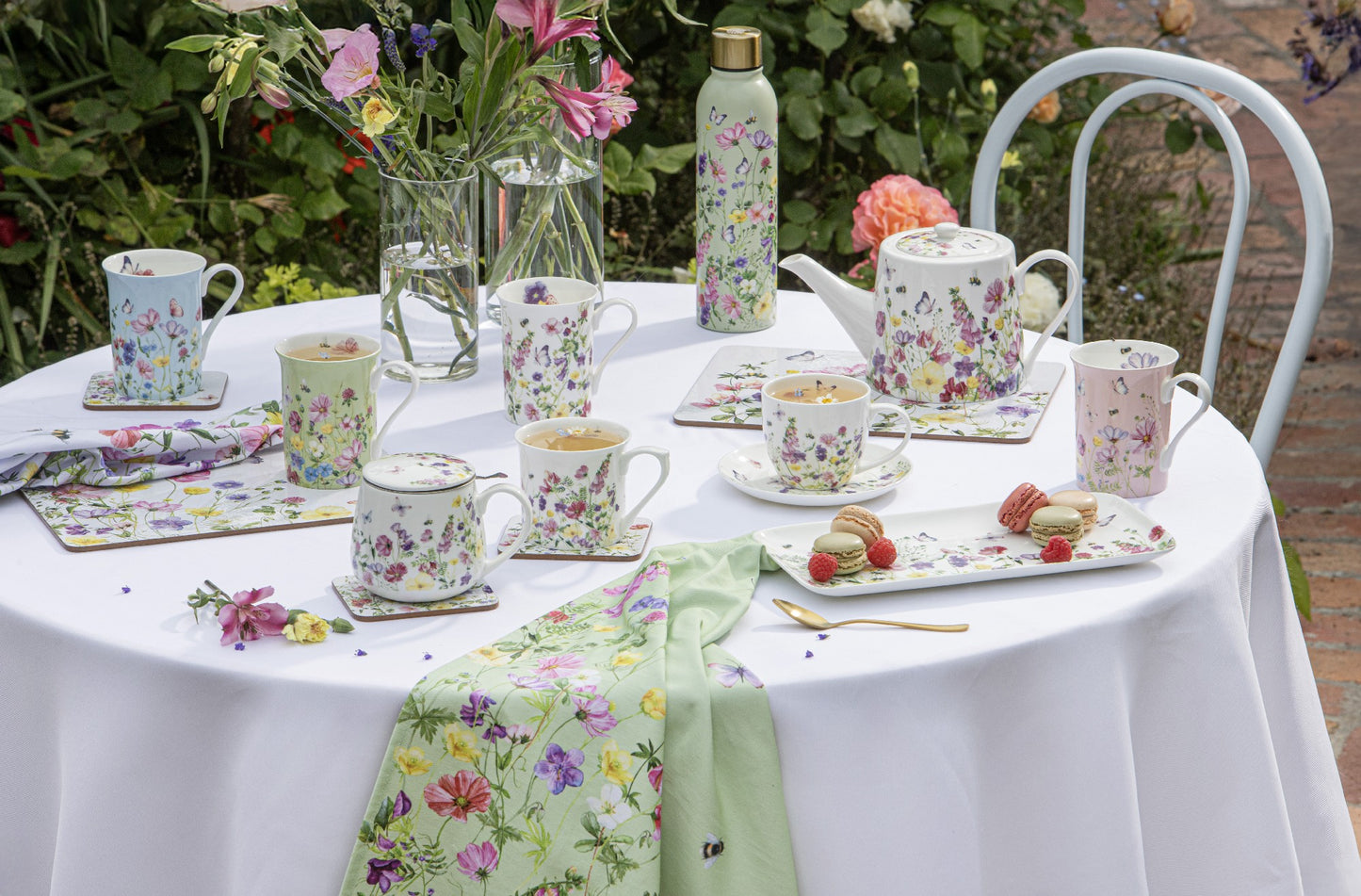 Garden Soiree White Mug