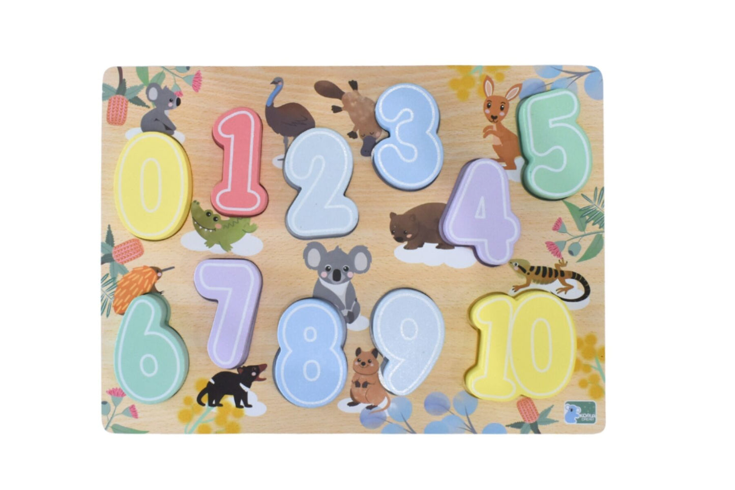 BUSH BUDDIES NUMBER 0-10 CHUNKY PUZZLE