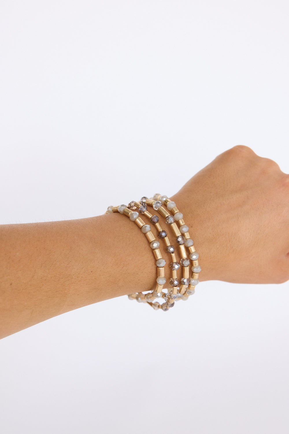 Janice stack Bracelet Gold - Holiday Trading