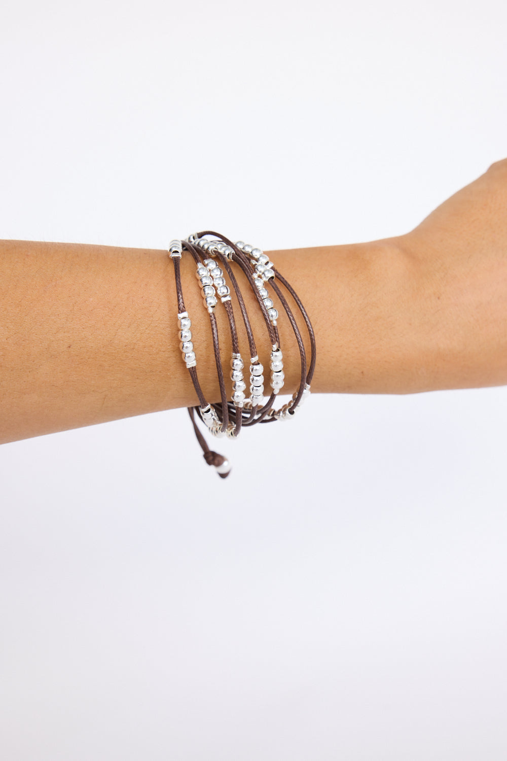 Ali Bracelet Brown with Silver - Holiday Trading