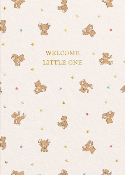 Card-welcome Little One Bears