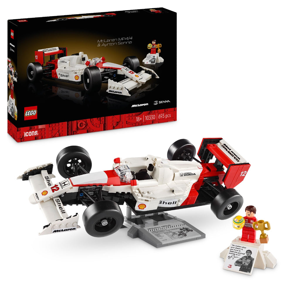 
                      
                        LEGO® Icons McLaren MP4/4 & Ayrton Senna Set 10330
                      
                    