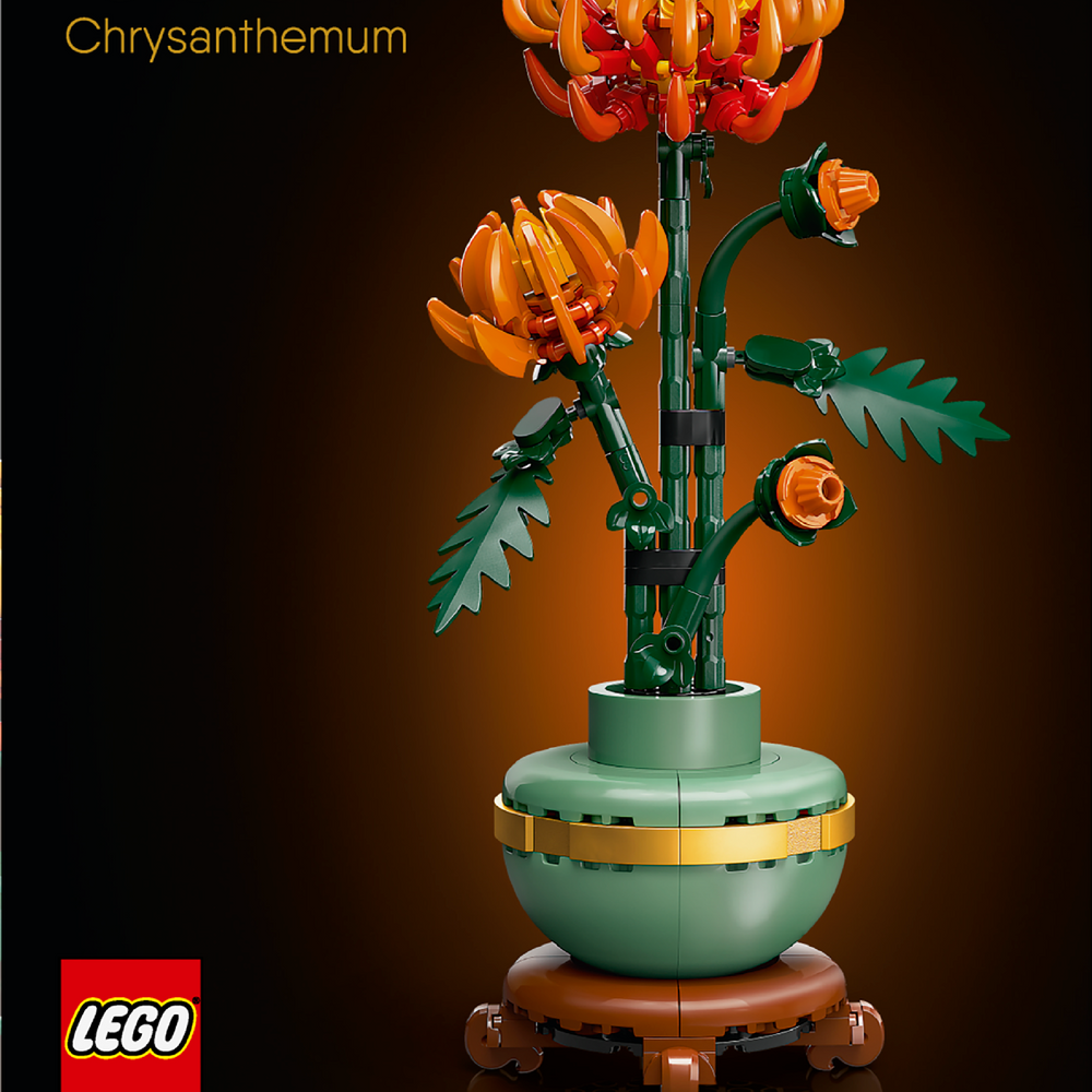 LEGO® Botanicals Chrysanthemum Flower Decor Building Set 10368