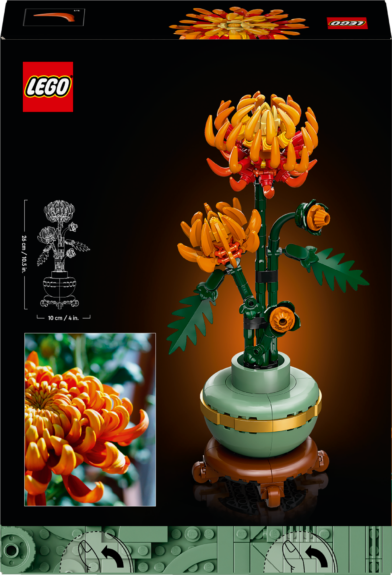 LEGO® Botanicals Chrysanthemum Flower Decor Building Set 10368