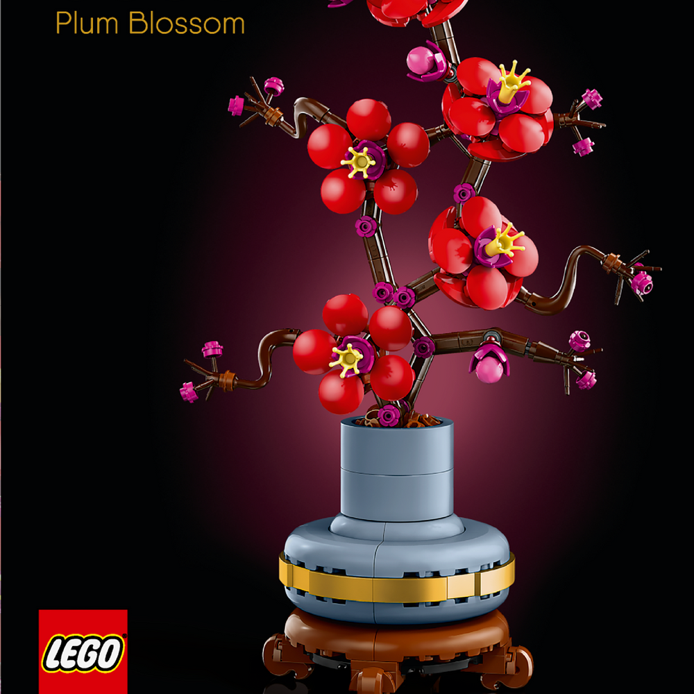 LEGO® Botanicals Plum Blossom Flower Decor Display Set 10369