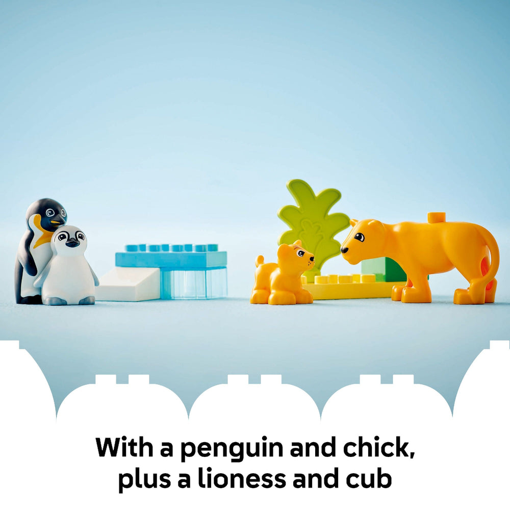 
                      
                        LEGO® DUPLO® Town Wild Animal Families: Penguins & Lions Imagination Toy 10442
                      
                    