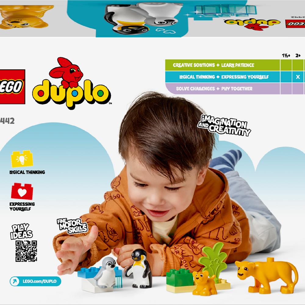 
                      
                        LEGO® DUPLO® Town Wild Animal Families: Penguins & Lions Imagination Toy 10442
                      
                    