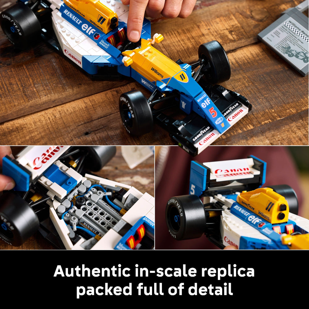 
                      
                        LEGO® Icons Williams Racing FW14B & Nigel Mansell
                      
                    