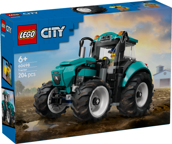LEGO® City Tractor Farm Toy Building Set and Minifigure 60498