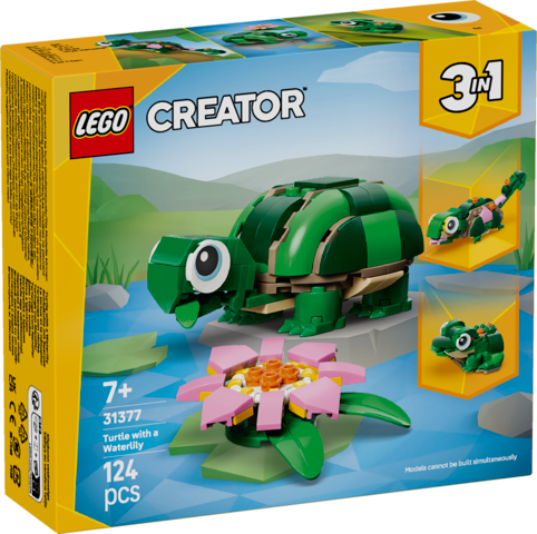 LEGO® Creator 3 in 1 Turtle with a Water Lily Flower 