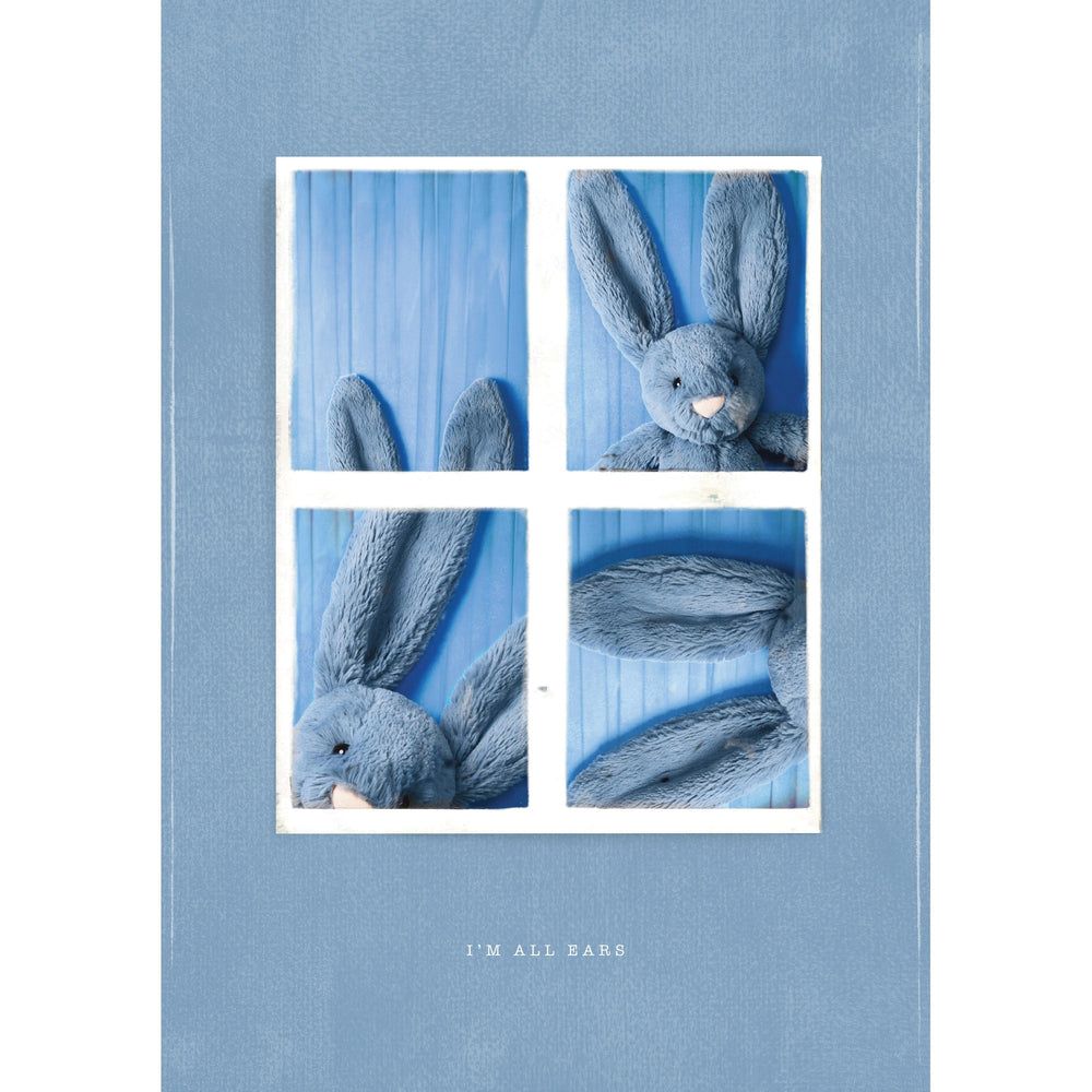 Jellycat Bashful Dusky Blue Bunny original (Medium)