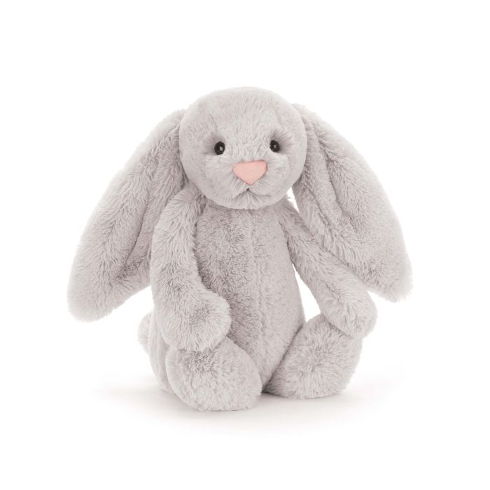 Jellycat Bashful Silver Bunny Little (Small) Silver 8x9x18cm