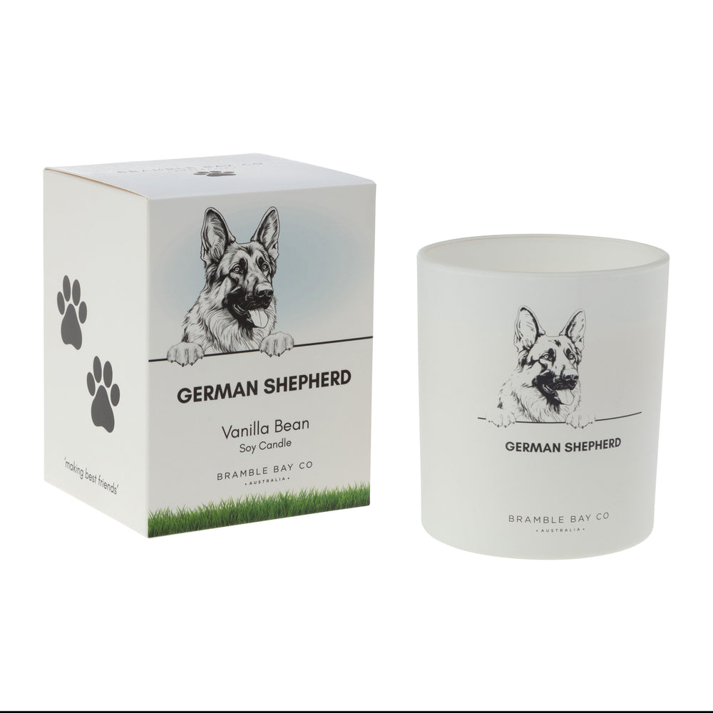 Candle Pet German Shepherd Black & White