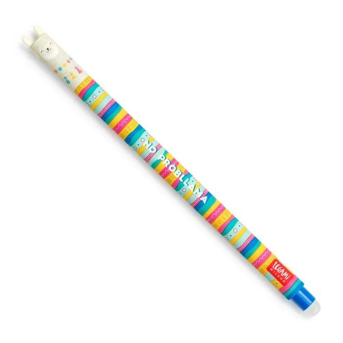 Legami Erasable Gel Pen - Llama Blue Ink