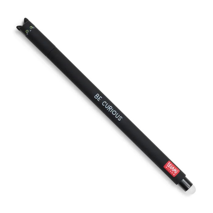 Legami Erasable Gel Pen - Kitty Black Ink