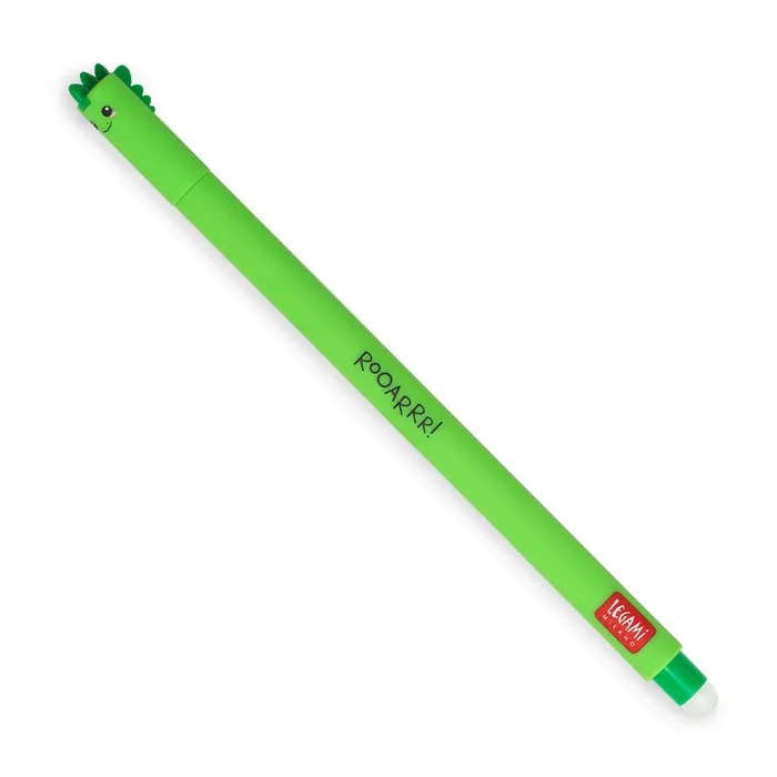 Legami Erasable Gel Pen - Dino Green Ink