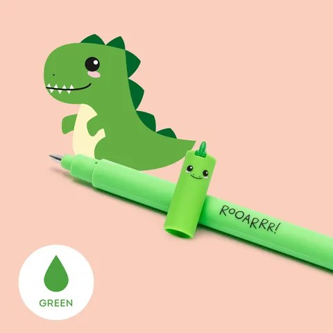 
                      
                        Legami Erasable Gel Pen - Dino Green Ink
                      
                    