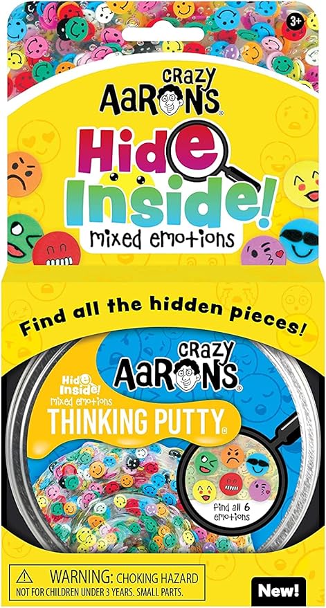 
                      
                        Crazy Aaron's Putty Mixed Emotions Hide Inside Thinking Putty
                      
                    