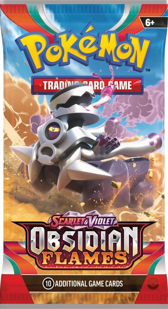 
                      
                        Pokemon TCG Scarlet & Violet 3 Obsidian Flames Booster
                      
                    