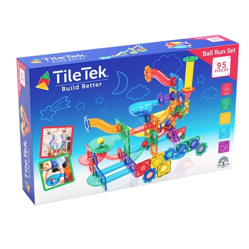 TileTek - 95 Piece Ball Run Set