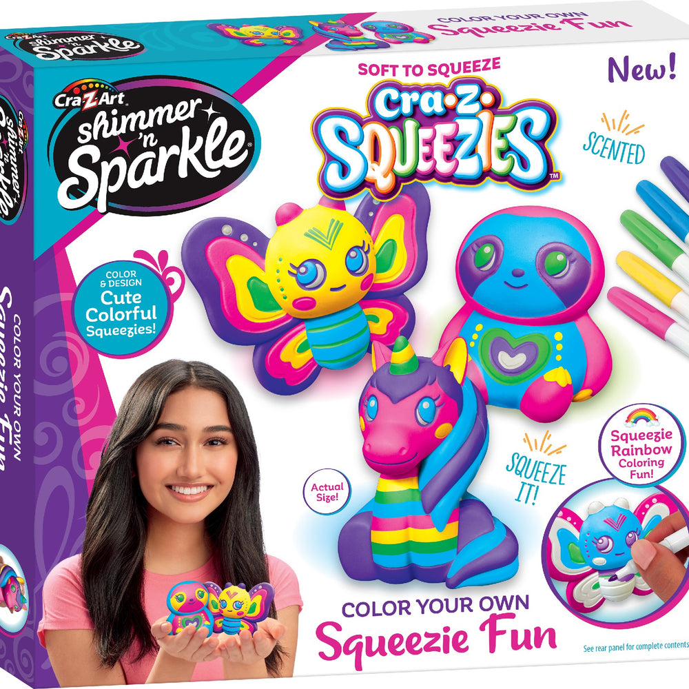 
                      
                        Cra-Z-art - Shimmer N Sparkle Cra-z-squeezies Color Your Own Squeezie Fun
                      
                    