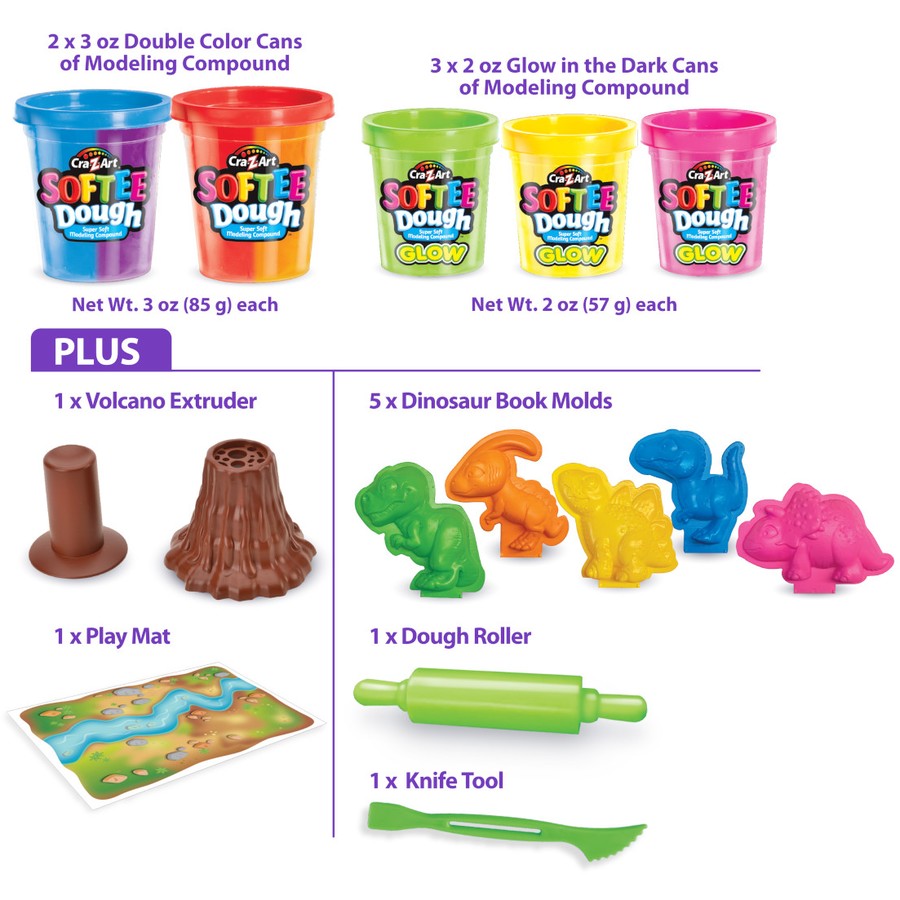 
                      
                        Softee Dough Dino Neon Dough
                      
                    