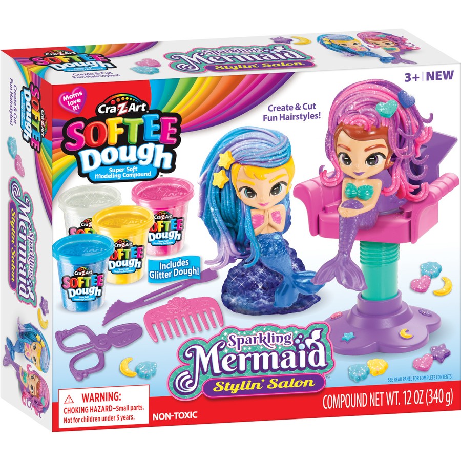 Softee Dough Sparkling Mermaid Stylin Salon