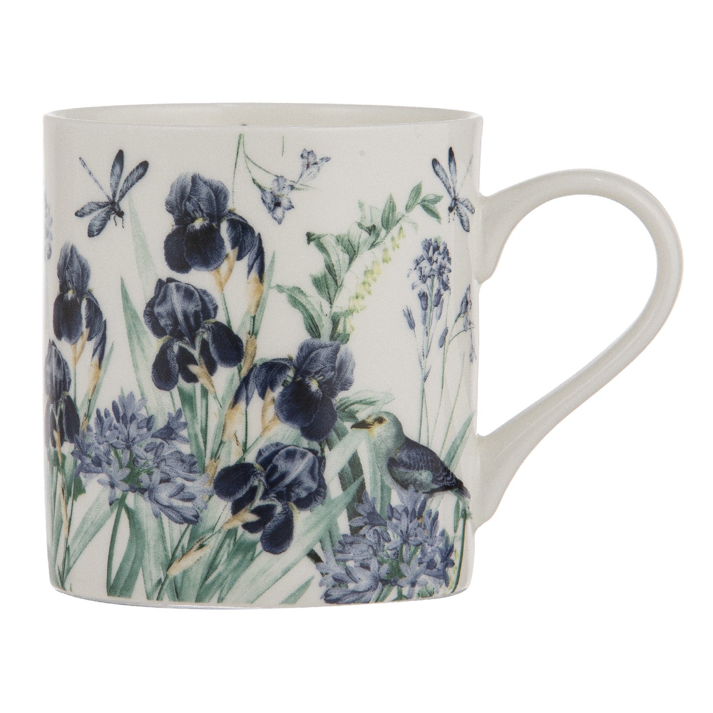 Ashdene Iris Garden White Mug