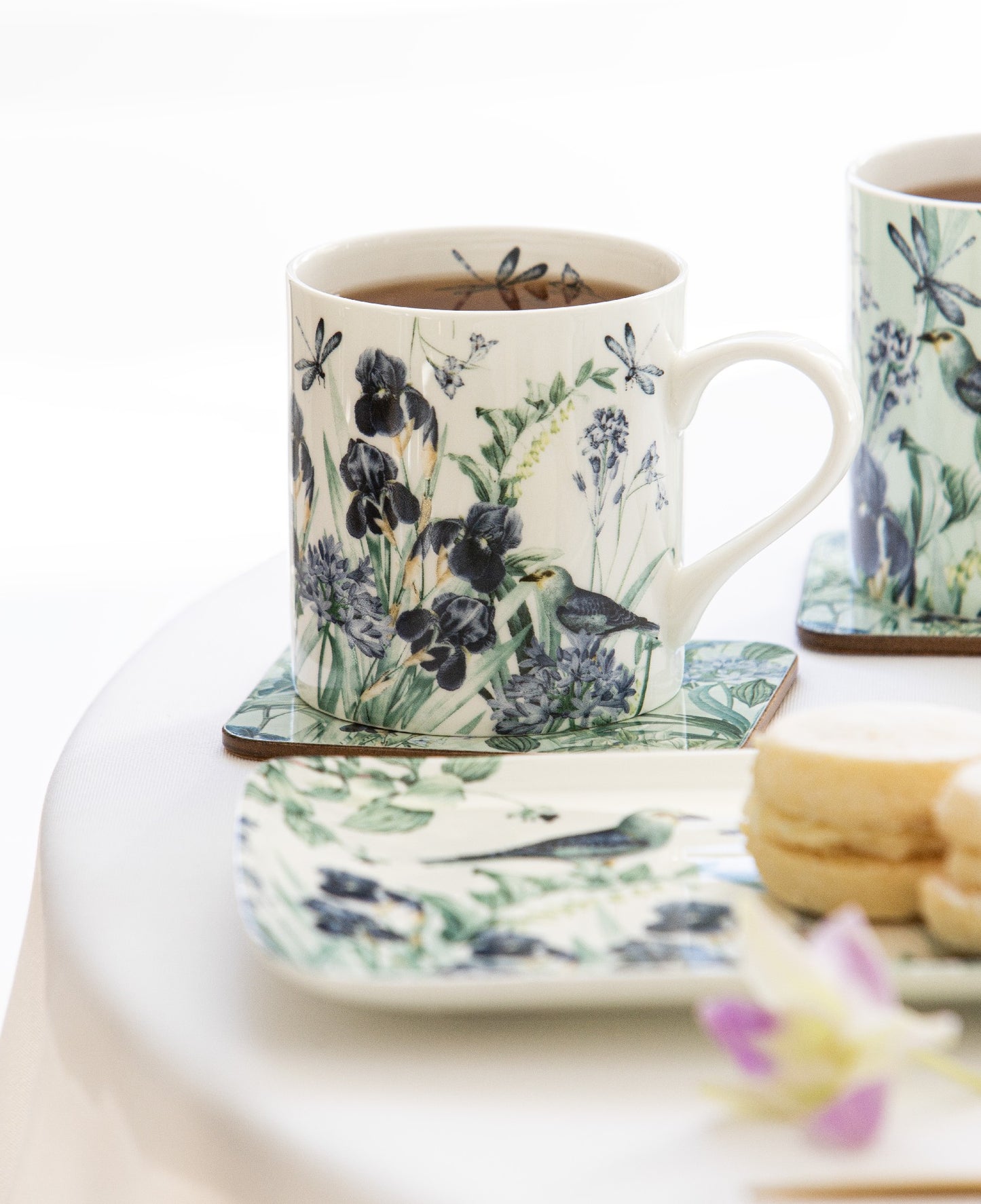 Ashdene Iris Garden White Mug