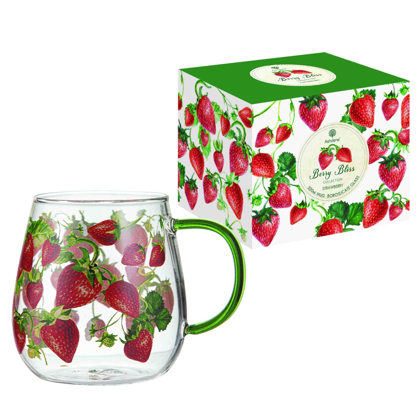 Ashdene Berry Bliss Glass Mugs