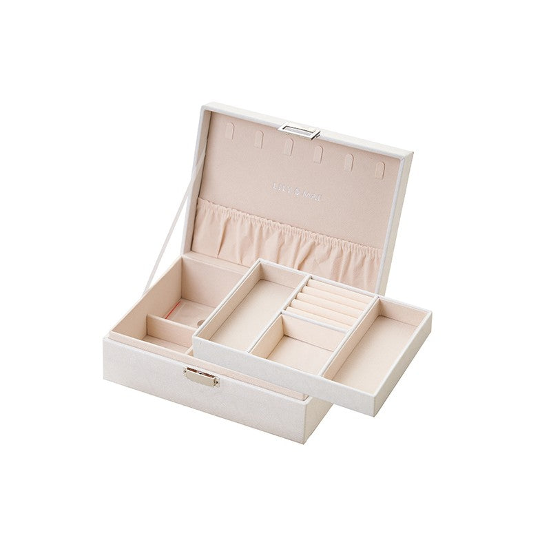 Lily & Mae Jewellery Box Cream Small