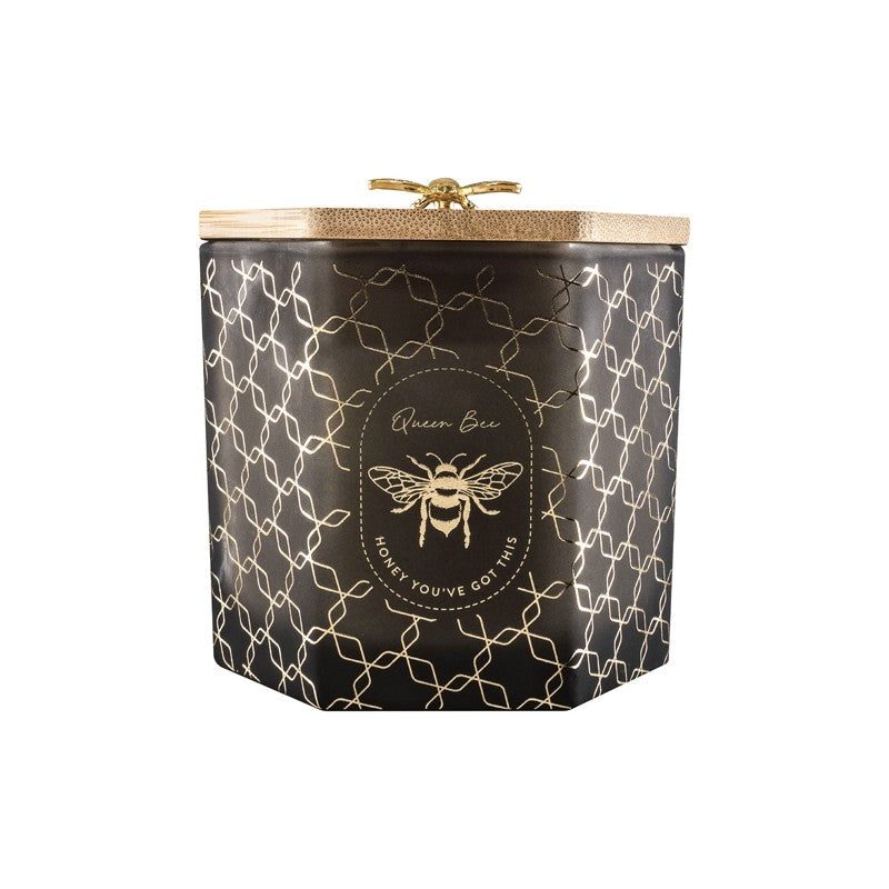 Candle Beeutiful Bee;s - Queen Bee Soy Candle (Sweet Honey)