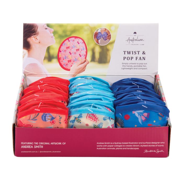 Twist N Pop Fan - Australian Collection  - Andrea Smith