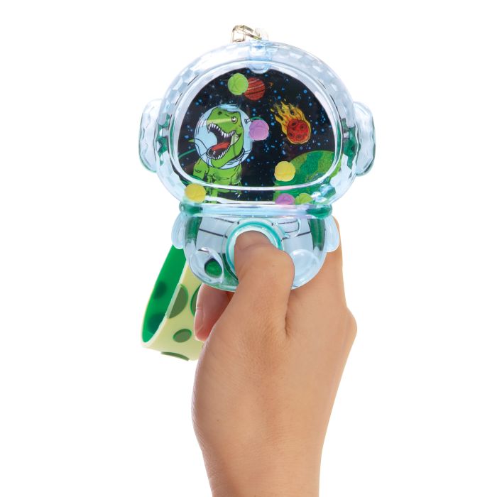 Water Filled Games Keychain Spaceman